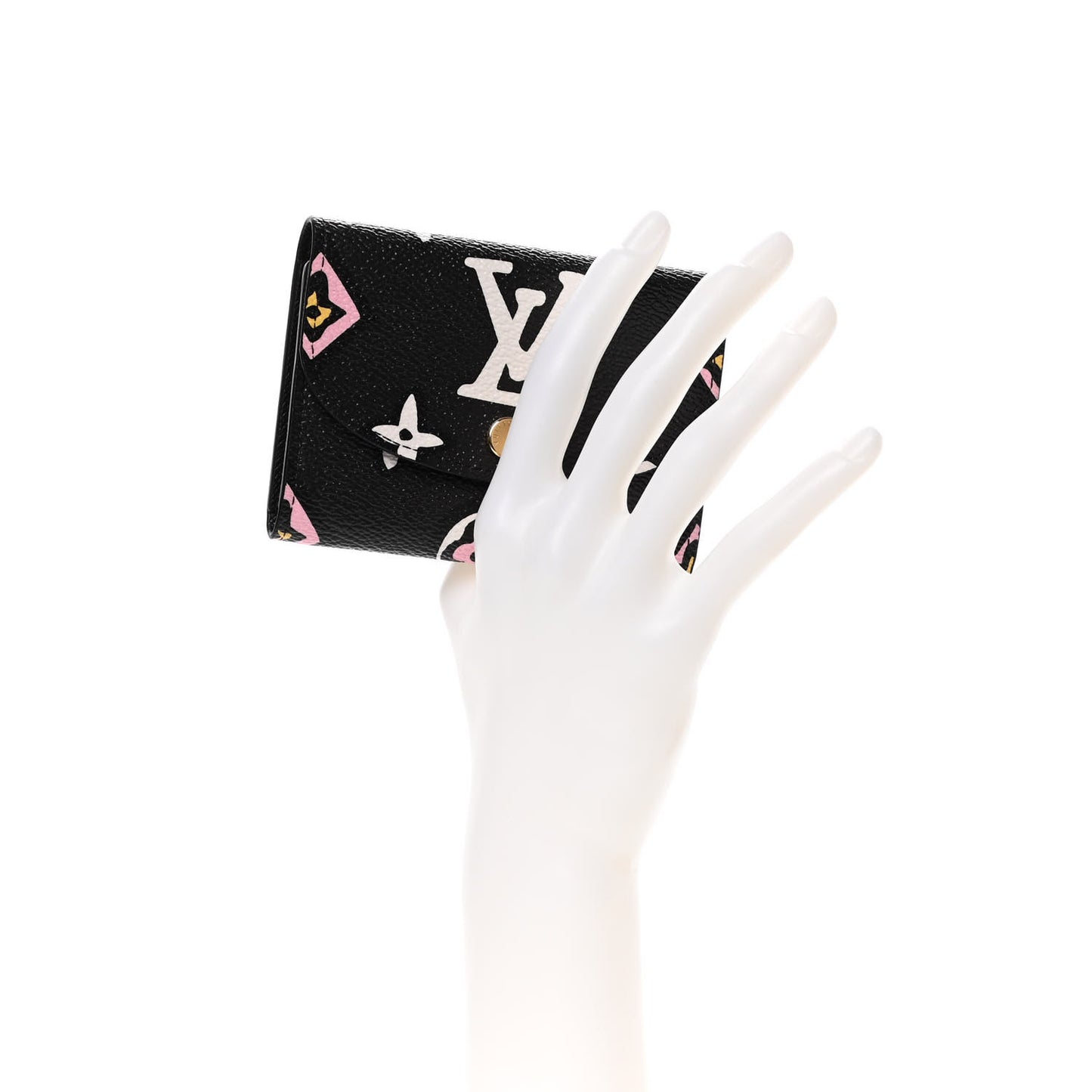 Monogram Giant Wild At Heart Rosalie Coin Purse Black