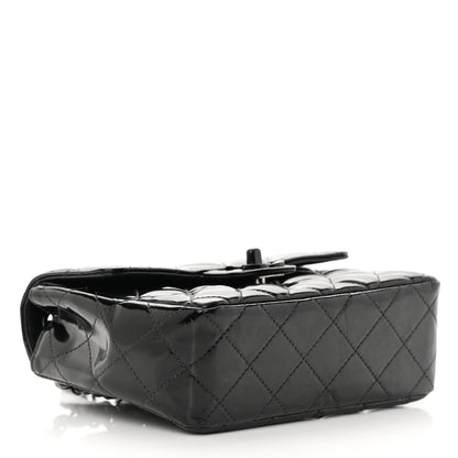 Chanel Patent Calfskin Quilted Mini Square Flap So Black 4 of 18