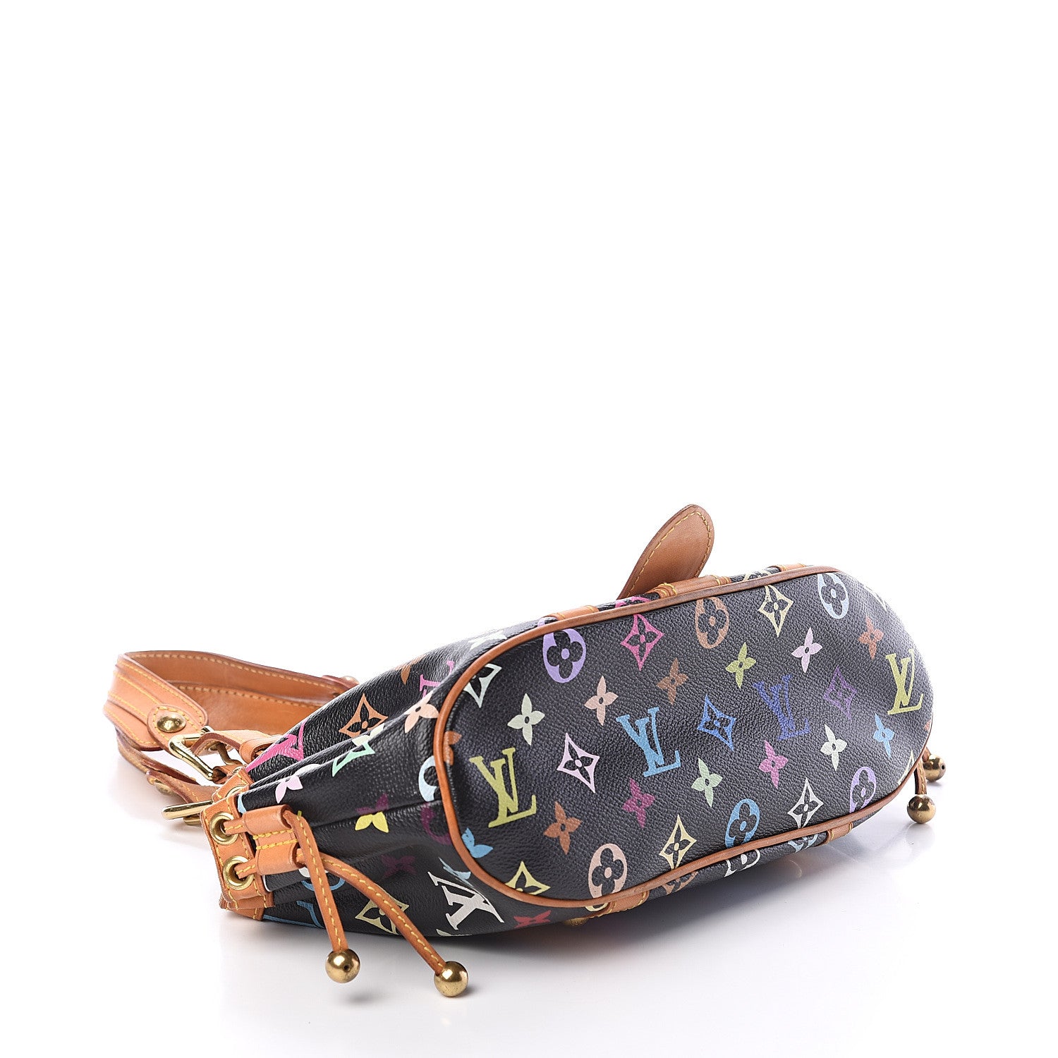 Louis Vuitton Monogram Multicolor Theda GM Black 3 of 8