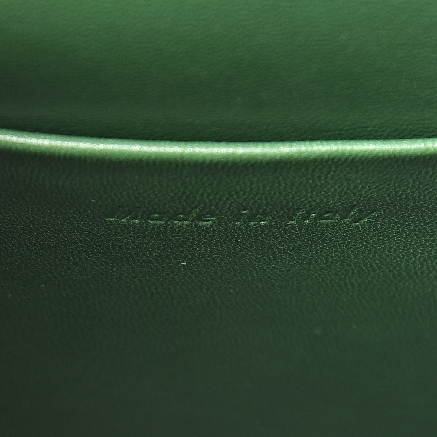 Grained Calfskin Small Trotteur Light Forest