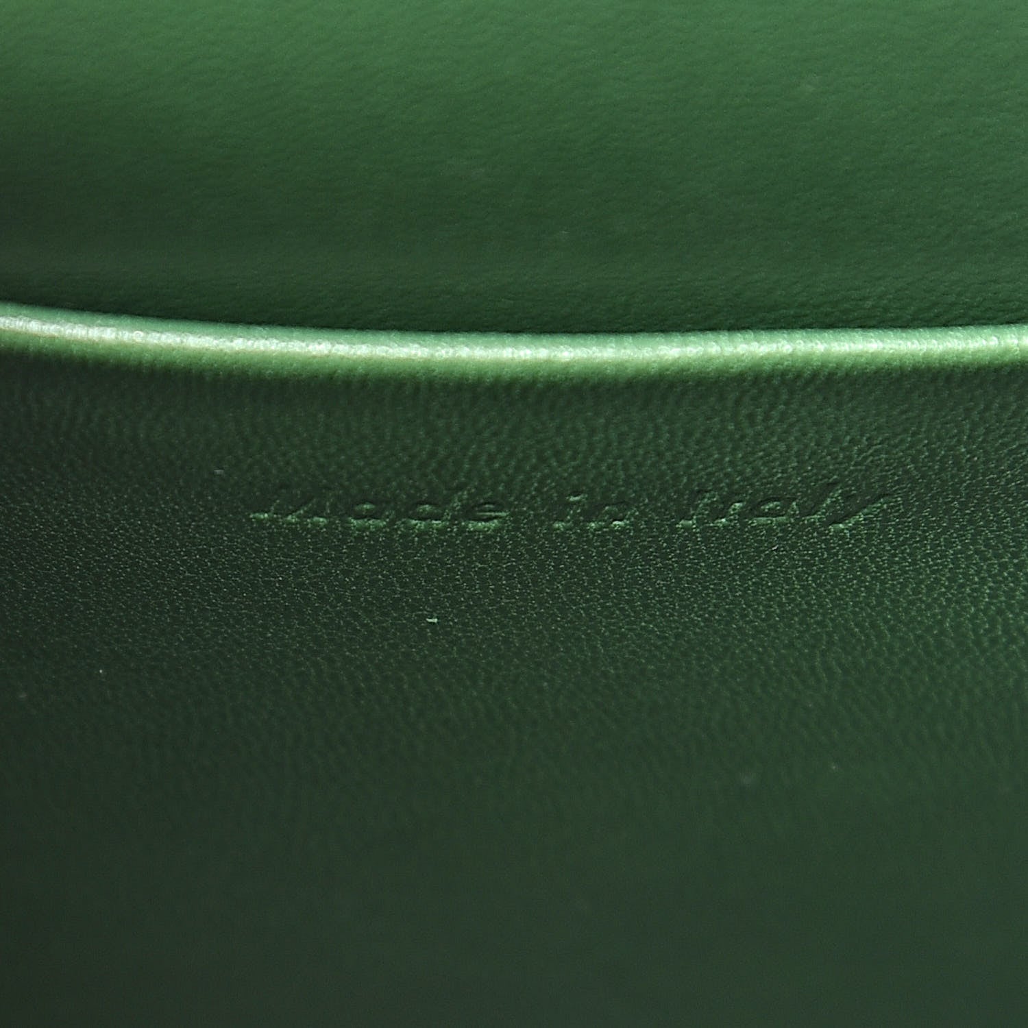 Celine Grained Calfskin Small Trotteur Light Forest 6 of 11