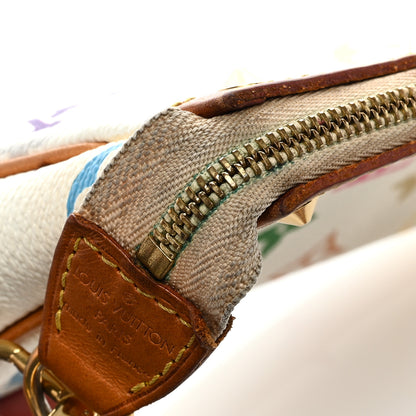 Louis Vuitton Monogram Multicolor Pochette Accessories White 10 of 10
