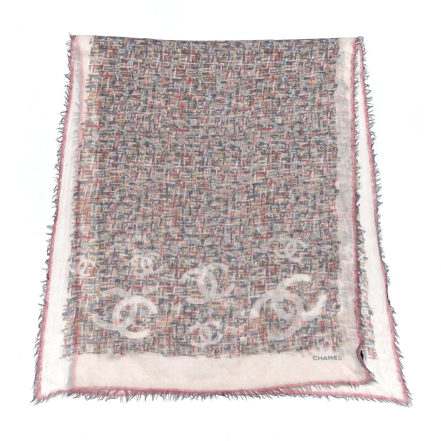 Cashmere Silk CC Scarf Multicolor