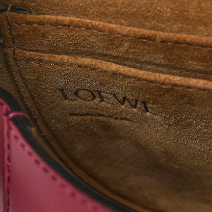 Loewe Calfskin Jacquard Mini Gate Dual Bag Plum 6 of 10