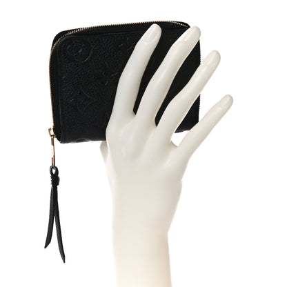 Louis Vuitton Empreinte Zippy Coin Purse Black 2 of 9