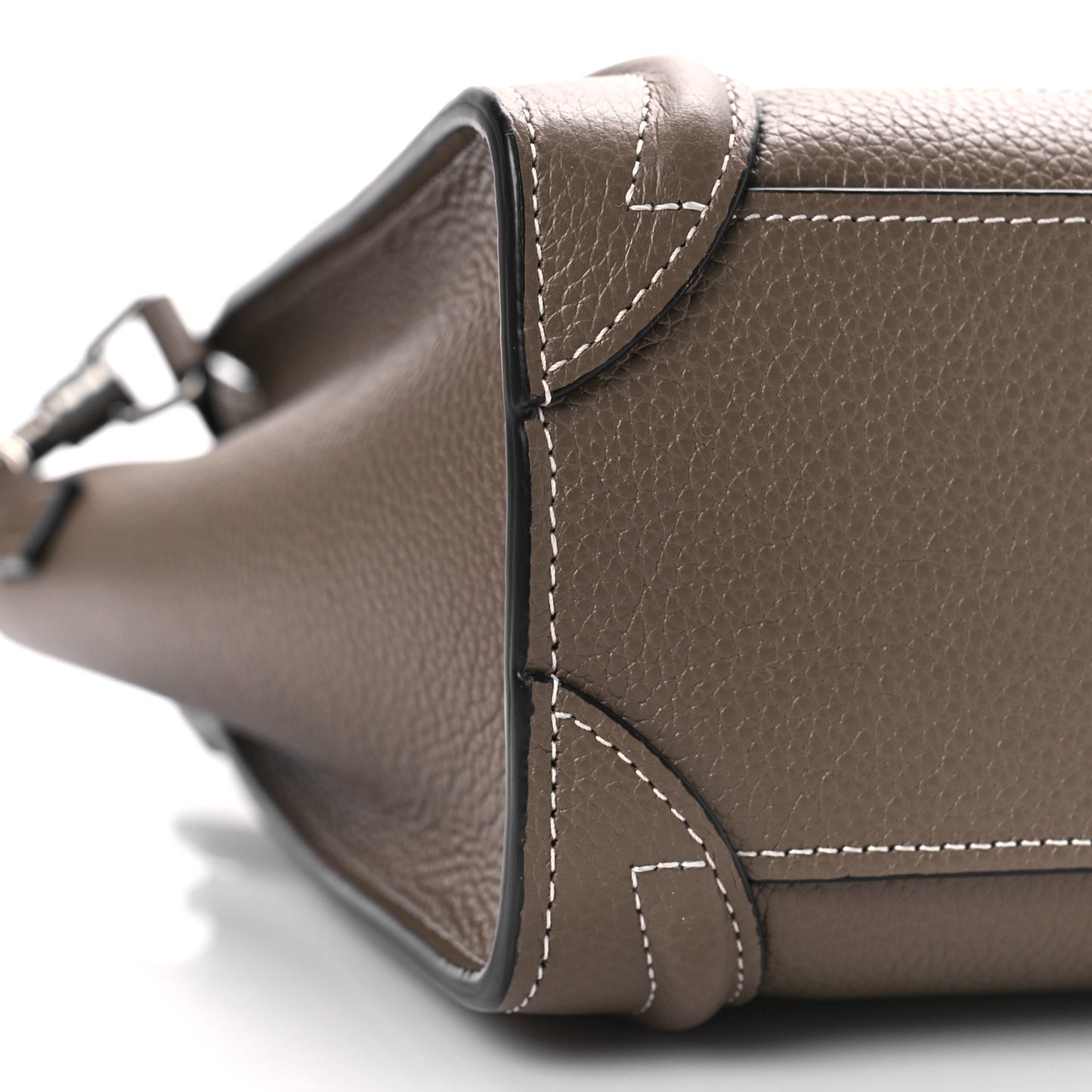 Drummed Calfskin Nano Luggage Souris