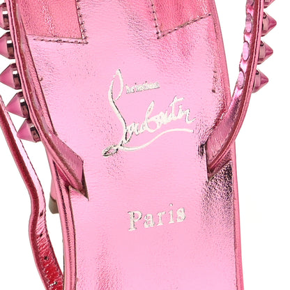 Christian Louboutin Kid Laminato So Me 100 Sandals 38.5 Confettis 7 of 8