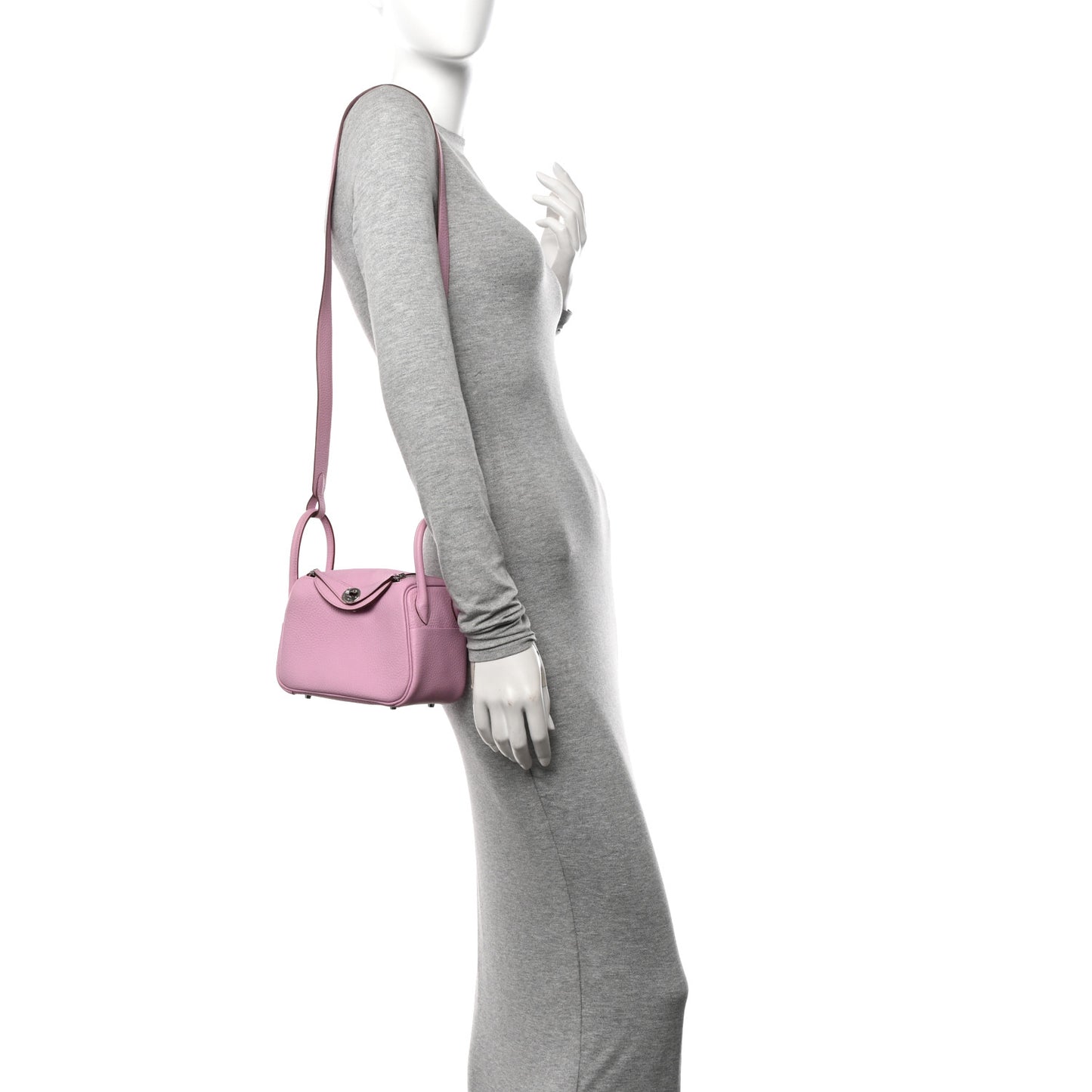 Taurillon Clemence Mini Lindy 20 Mauve Sylvestre