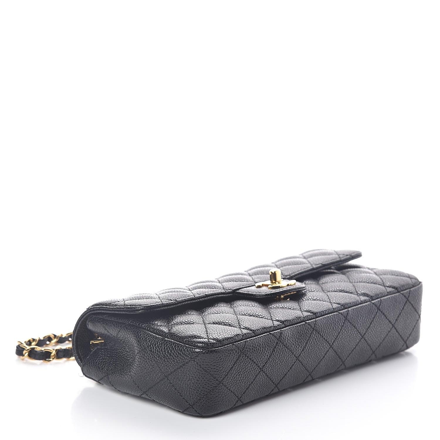 Chanel Caviar Quilted East West Flap Black 4 of 10