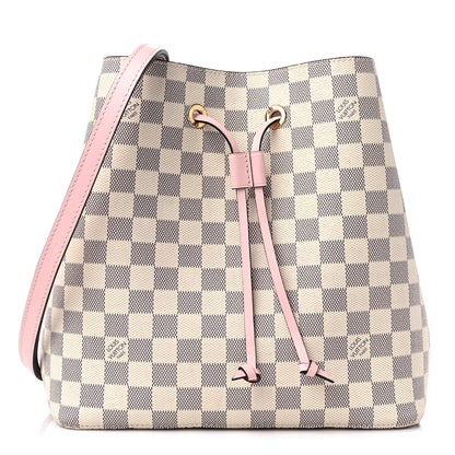 Louis Vuitton Damier Azur Neonoe MM Eau De Rose 1 of 9