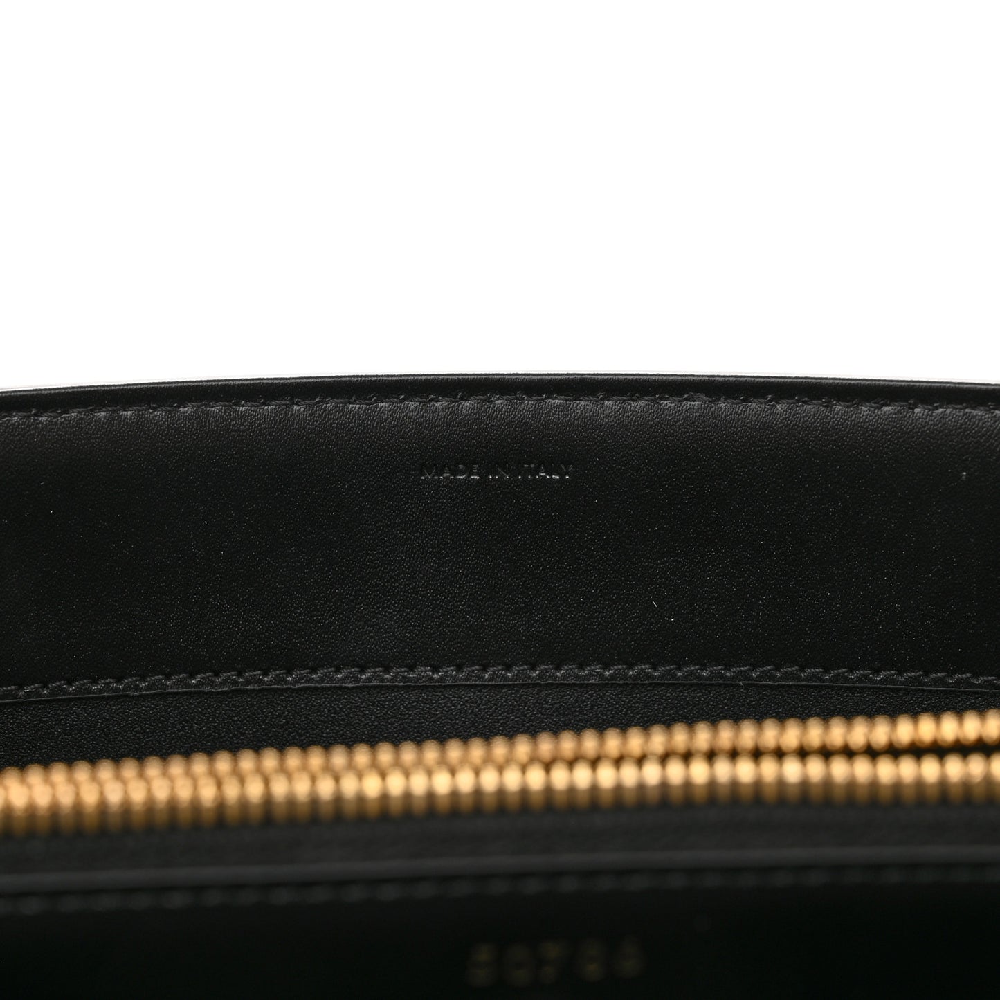 Satinated Calfskin Medium 16 Top Handle Bag Black