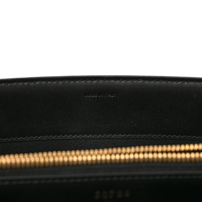 Celine Satinated Calfskin Medium 16 Top Handle Bag Black 7 of 18