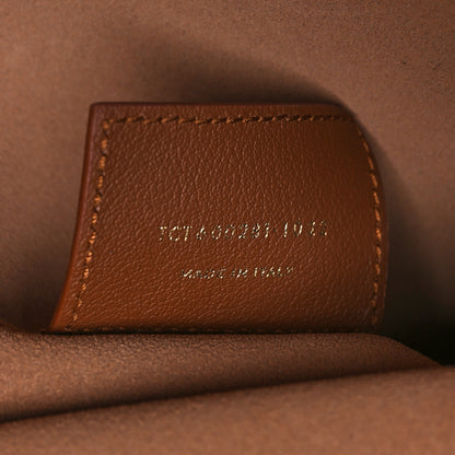 Saint Laurent Calfskin Large Shopping Tote Dark Tan 8 of 10