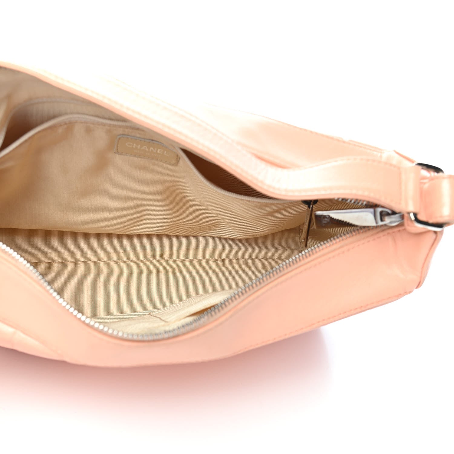 Chanel Lambskin Quilted Chocolate Bar Shoulder Bag Light Pink 5 of 14