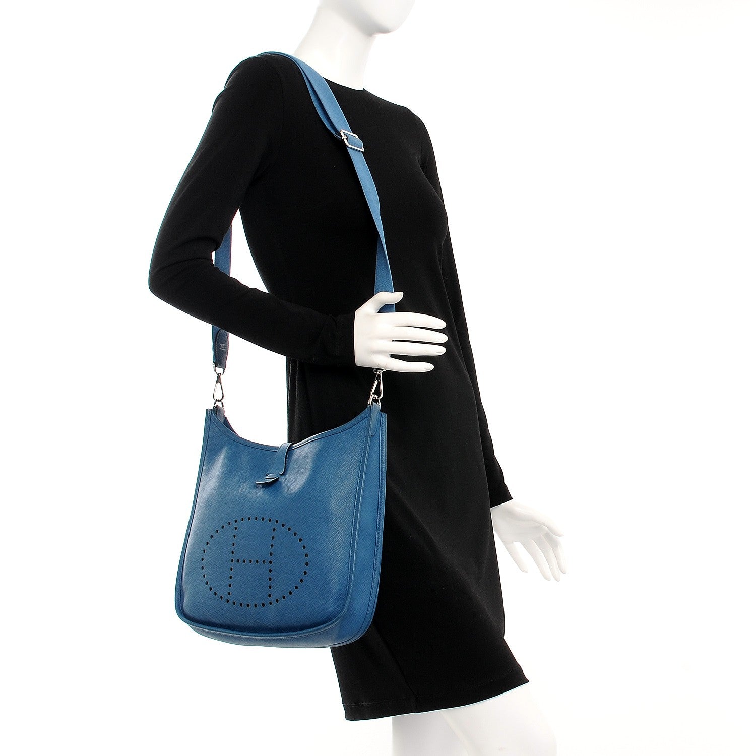 Hermes Epsom Evelyne III PM Cobalt 2 of 11