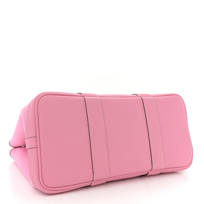 Hermes Toile Officier Vache Country Garden Party 30 TPM Pink 4 of 11