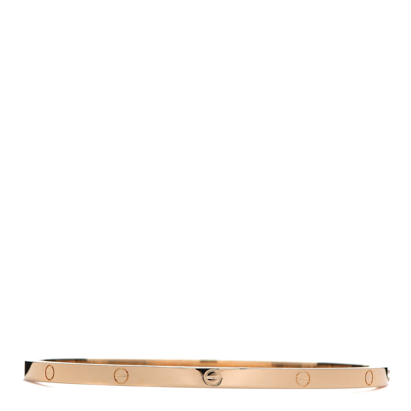 18K Yellow Gold Small LOVE Bracelet 19