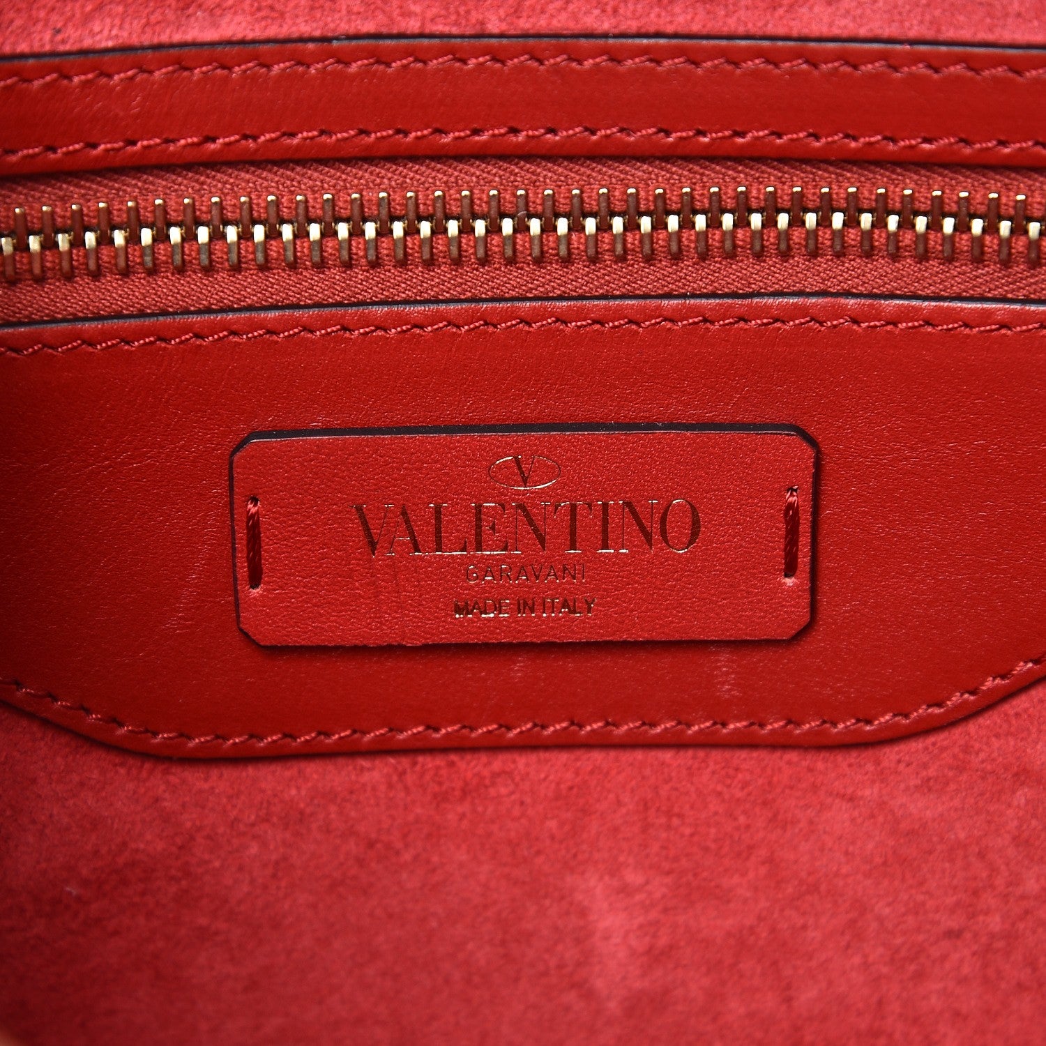 Valentino Garavani Vitello Groumette Small Rockstud Demilune Shoulder Bag Rosso Valentino 6 of 7