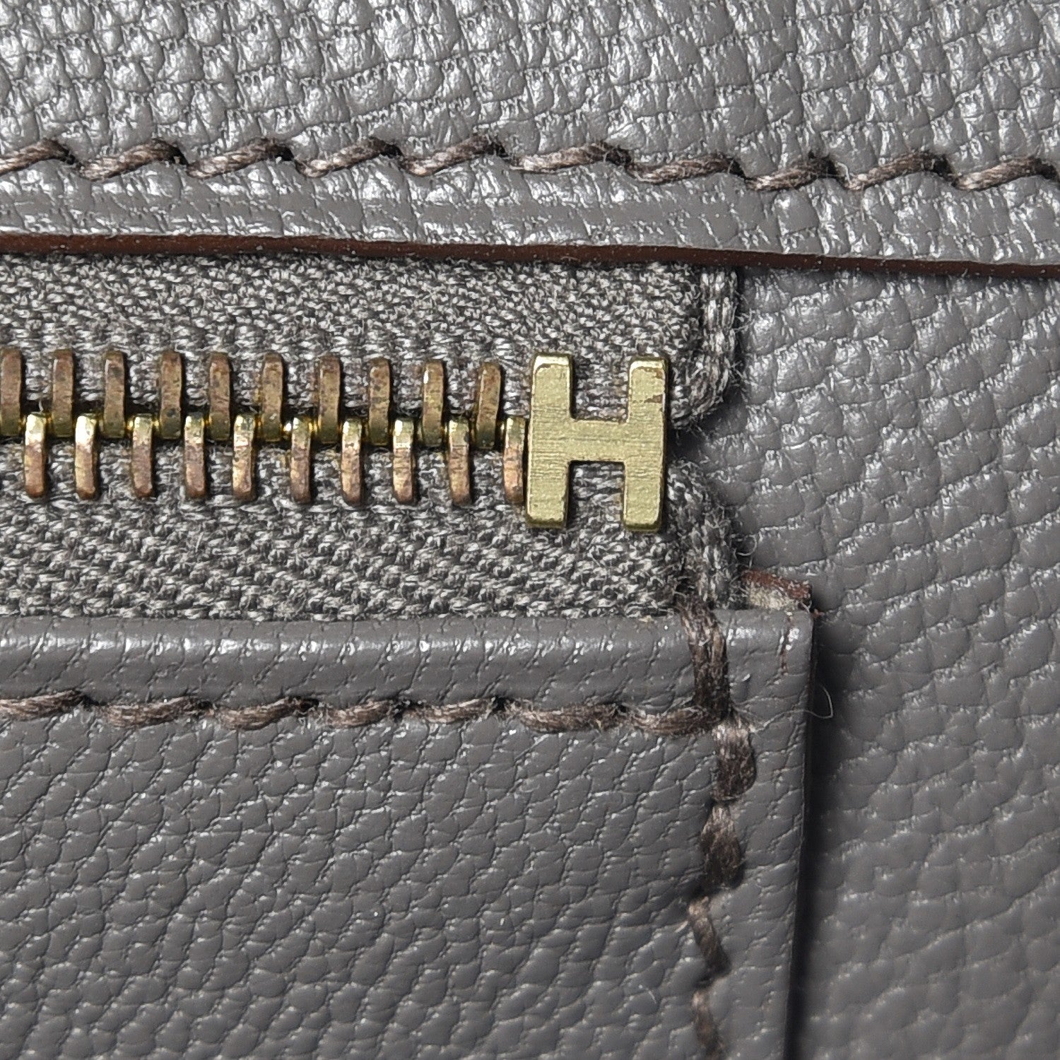 Hermes Togo Birkin 35 Etain 13 of 33