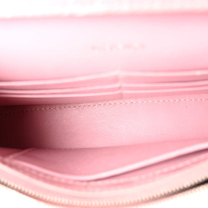 Balenciaga Shiny Calfskin Crocodile Embossed Hourglass Chain Bag Powder Pink 4 of 9