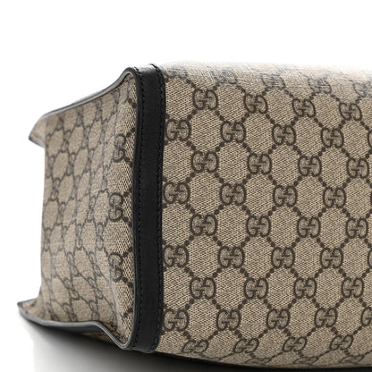 Gucci GG Supreme Monogram Medium Padlock Tote Black 8 of 9