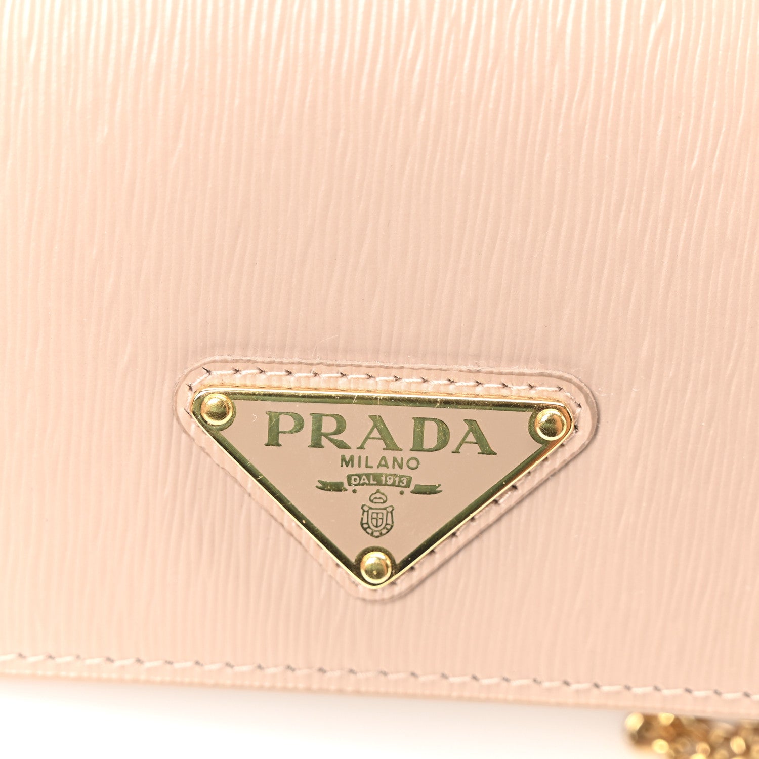 Prada Vitello Move Triangle Logo Miniborse Cipria 1746990