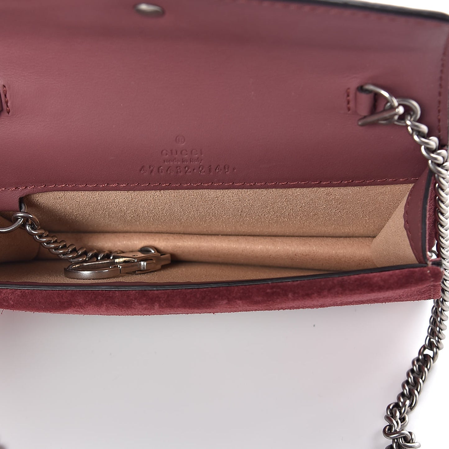 GG Supreme Monogram Blooms Super Mini Dionysus Shoulder Bag Beige Multicolor Dry Rose