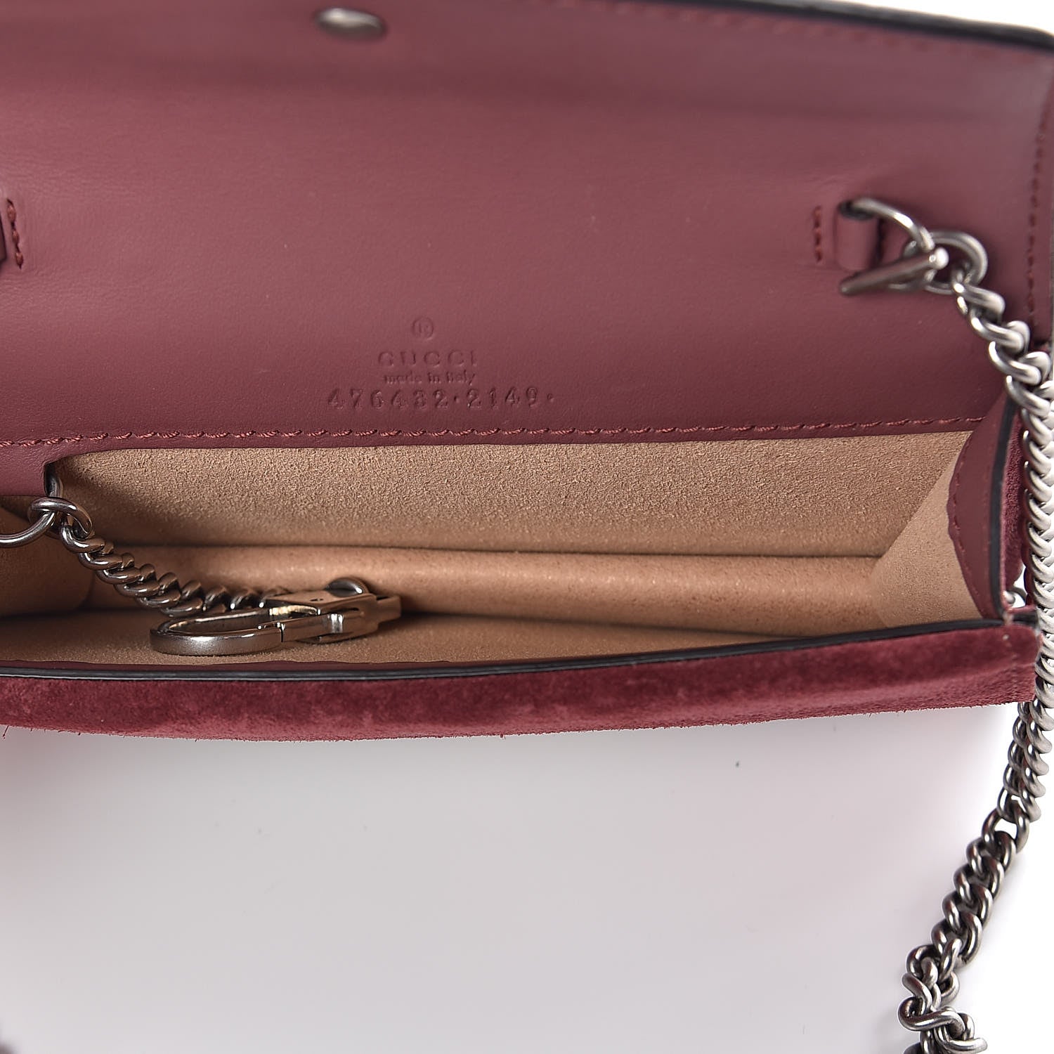 Gucci GG Supreme Monogram Blooms Super Mini Dionysus Shoulder Bag Beige Multicolor Dry Rose 5 of 9