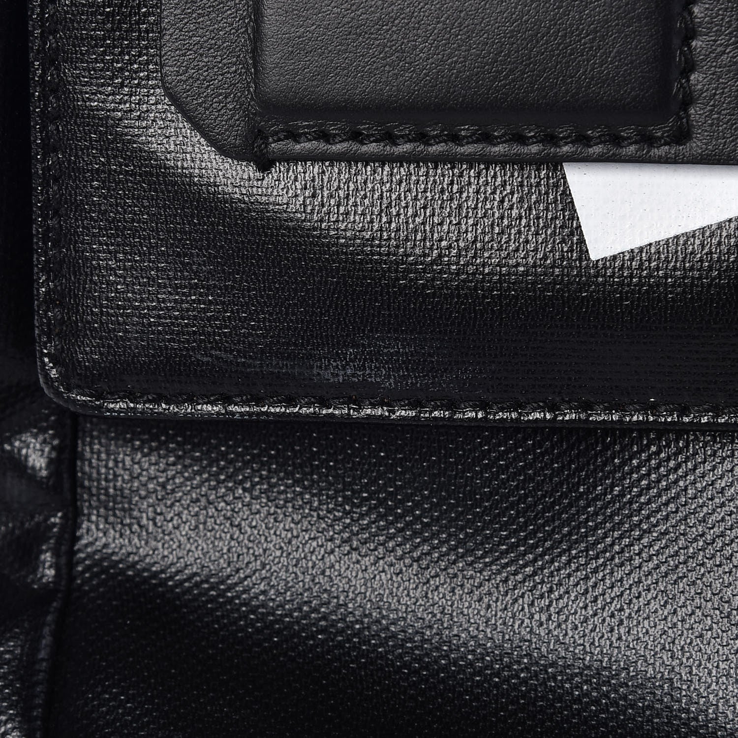 Dolce & Gabbana Calfskin Coated Canvas Logo Panel Messenger Black 11 of 14