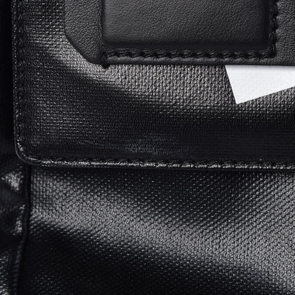 Dolce & Gabbana Calfskin Coated Canvas Logo Panel Messenger Black 11 of 14