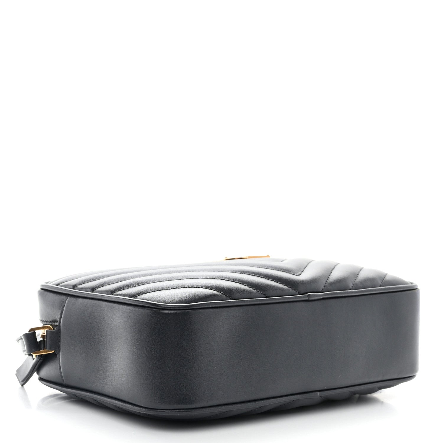 Saint Laurent Calfskin Matelasse Monogram Lou Camera Bag Storm 4 of 9