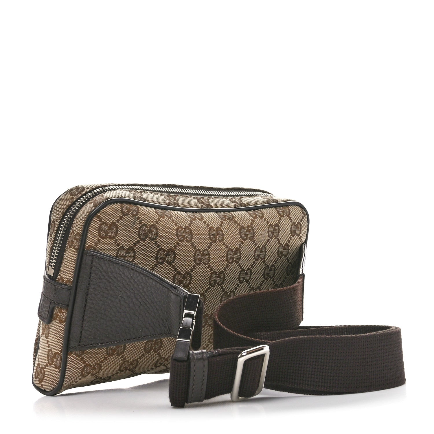 Gucci Monogram Belt Bag Dark Brown 2 of 10