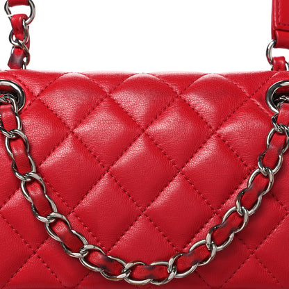 Chanel Lambskin Quilted Small Urban Spirit Backpack Dark Pink 8 of 10