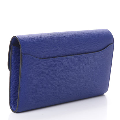 Hermes Epsom Constance Long Wallet Bleu Electrique 3 of 8