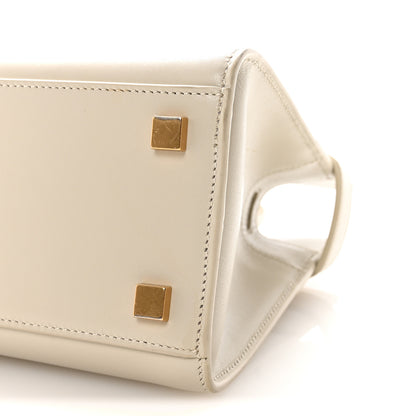 Saint Laurent Smooth Calfskin Nano Manhattan Shopper Tote Crema Soft 8 of 8
