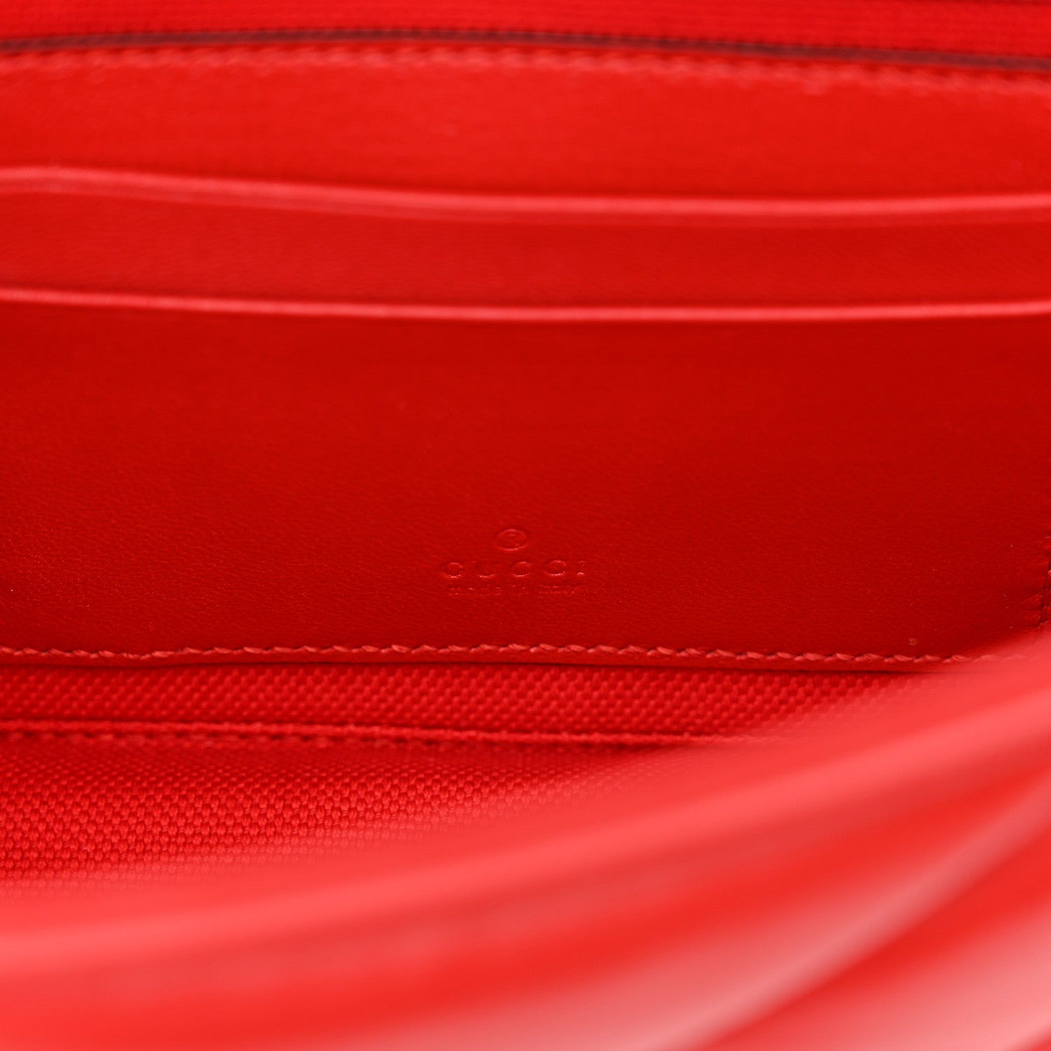 Gucci Calfskin Matelasse Double G Studs Mini Torchon GG Marmont Shoulder Bag Hibiscus Red 7 of 12