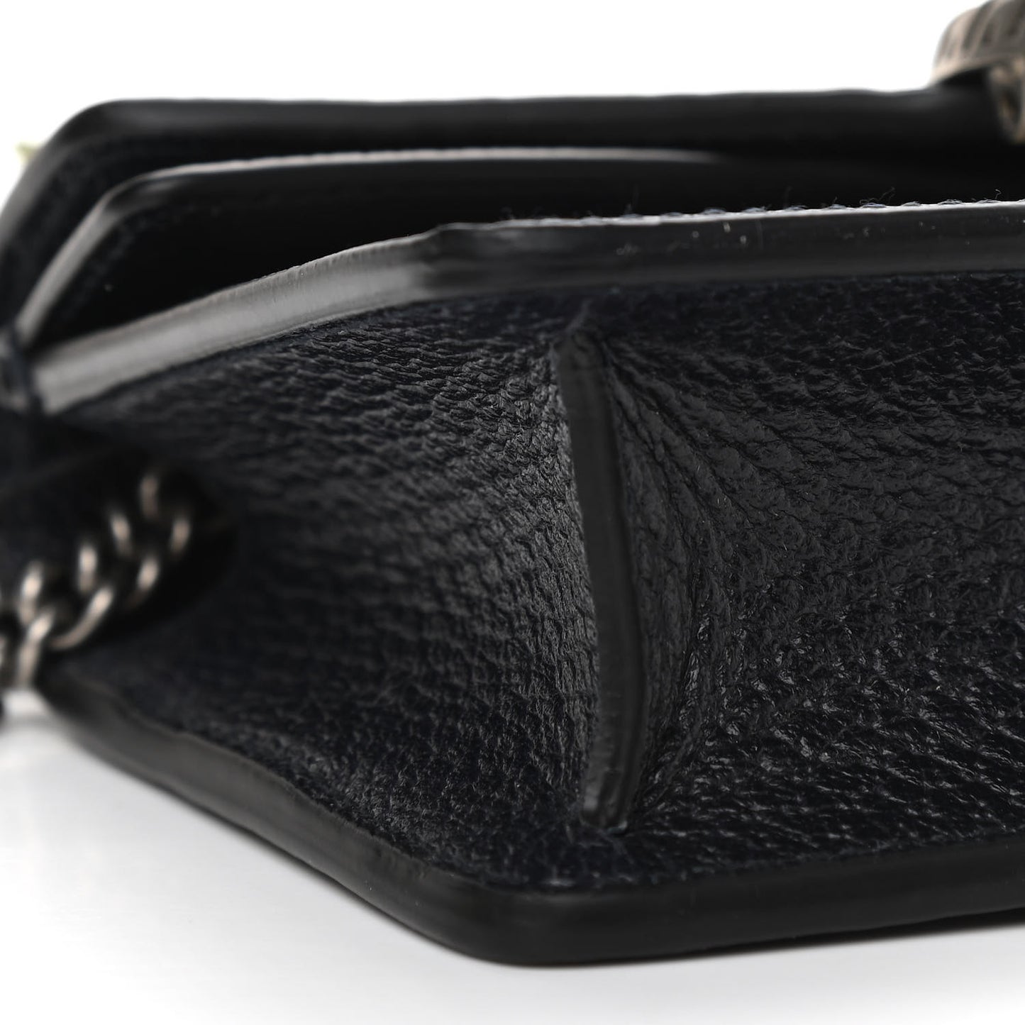 GG Supreme Monogram Textured Dollar Calfskin Super Mini Dionysus Shoulder Bag Beige Blue