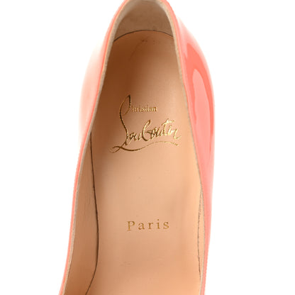 Christian Louboutin Patent Pigalle Follies 100 Pumps 36 Flamingo 7 of 7