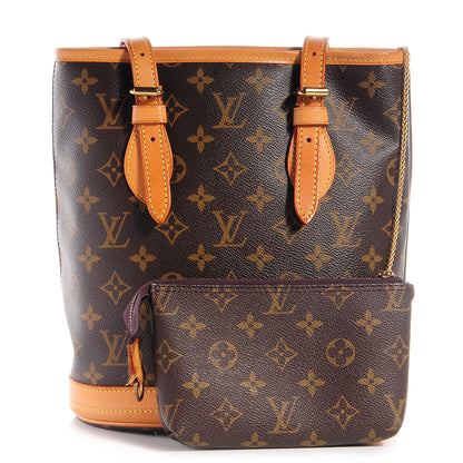 Louis Vuitton Monogram Petit Bucket 23 1 of 8