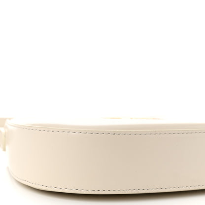 Celine Shiny Calfskin Medium Tilly Triomphe Shoulder Bag Rice 9 of 10