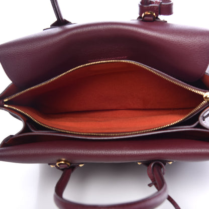 MCM Grained Calfskin Studded Medium Milla Tote Rustic Brown 6 of 14