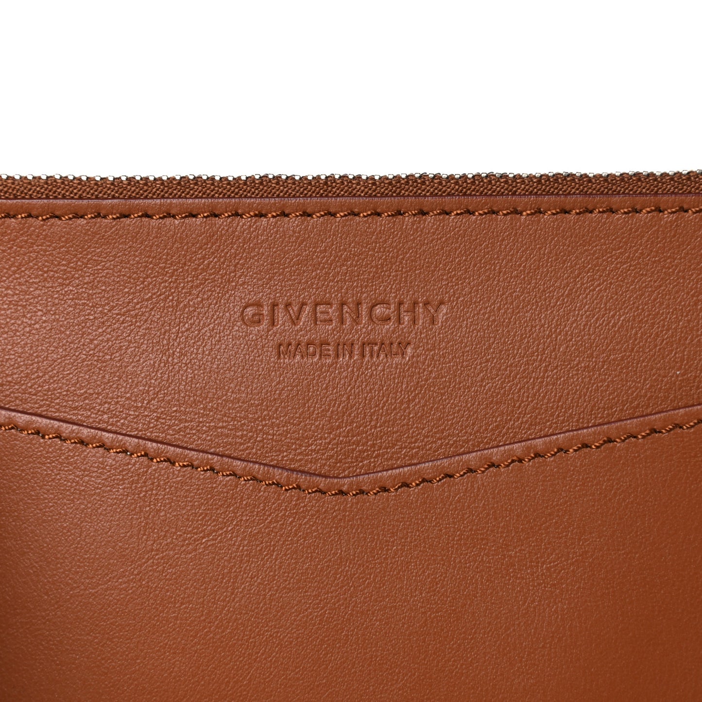 Calfskin Small Infinity Hobo Bag Brown