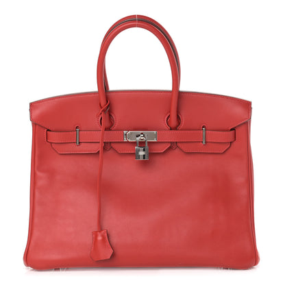 Hermes Swift Birkin 35 Rouge Casaque 1 of 15