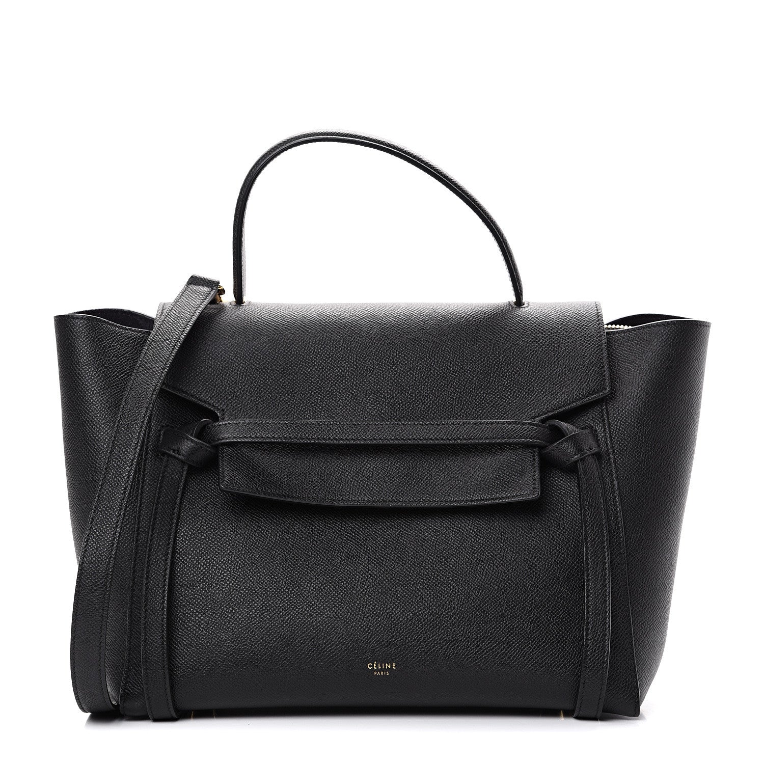 Celine Grained Calfskin Mini Belt Bag Black 1 of 11