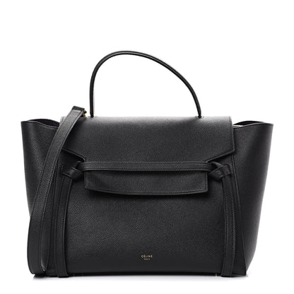 Celine Grained Calfskin Mini Belt Bag Black 1 of 11
