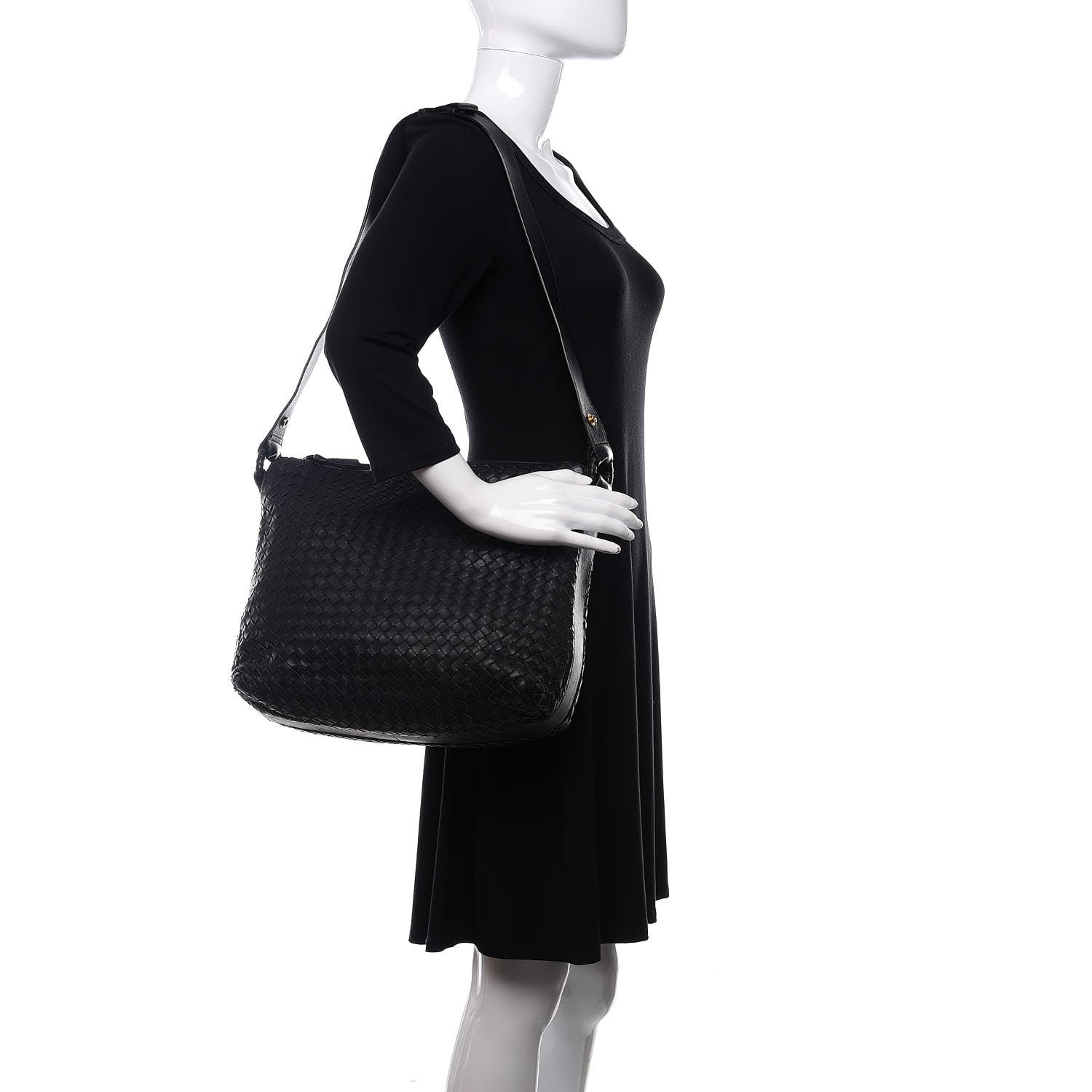 Bottega Veneta Nappa Intrecciato Hobo Black 2 of 16