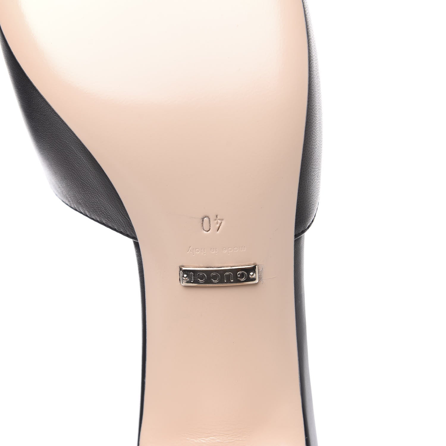 Gucci Malaga Kid Crystal Square G Madelyn Mules 40 Black 8 of 10