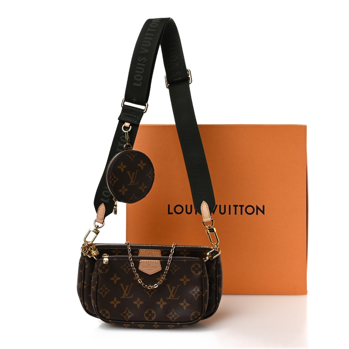 Monogram Multi Pochette Accessories Kaki