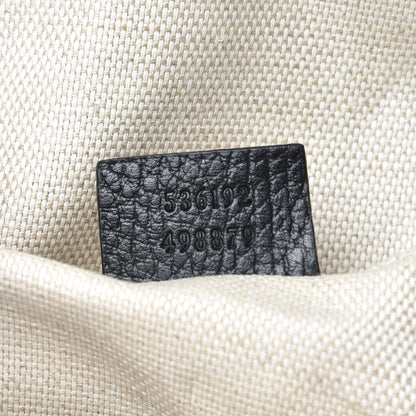 Gucci Pebbled Calfskin Soho Chain Backpack Black 9 of 9