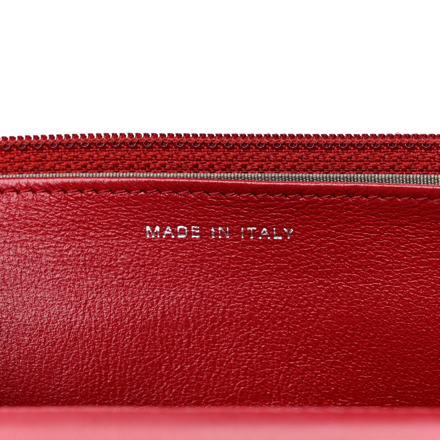 Chanel Caviar Timeless CC Wallet on Chain WOC Red 7 of 14